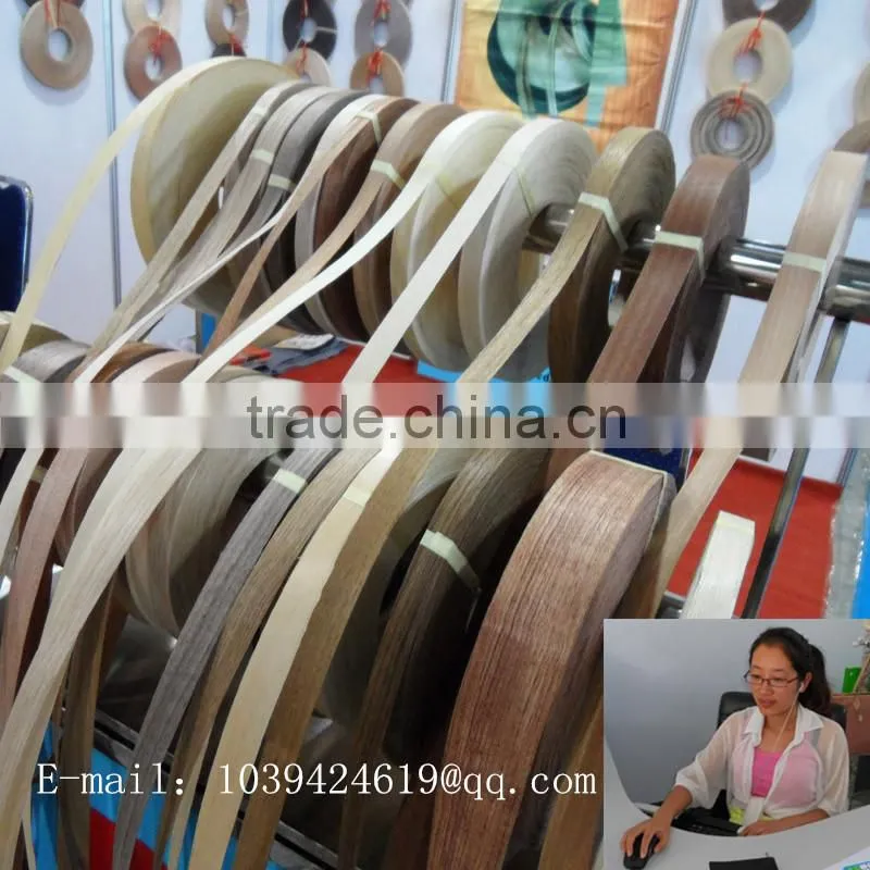 0.03mm wood grain color PVC edge banding for furniture