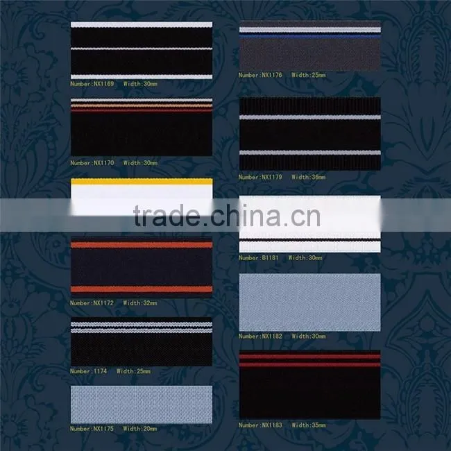 China Suppliers 3.5cm Customized Jacquard Elastic Tape for Mens Underwear