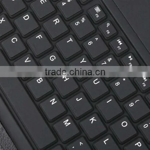 Flip leather cover wireless blue tooth keyboard for ipad 2/3/4