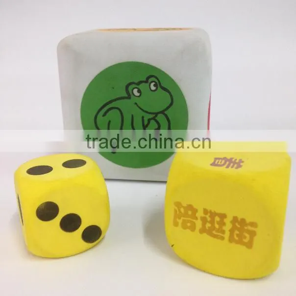 Melors bulk dice,funny dice,Jumbo EVA foam dice