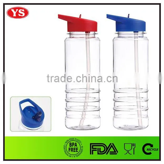 24 oz bpa free single wall hot sale plastic camping bottle