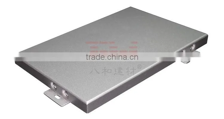 Building decoration installation of aluminum wall cladding