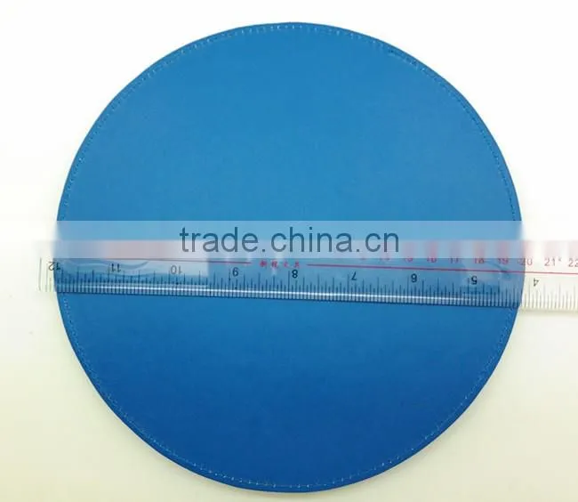 Custom design pu leather computer mouse pad