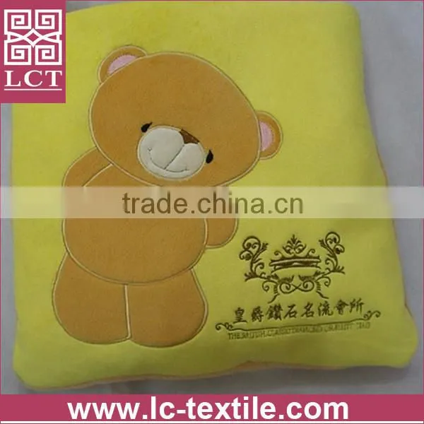 Recommend high quality handmade children pillow with 100% eco-friendly ink printed(LCTP0118)