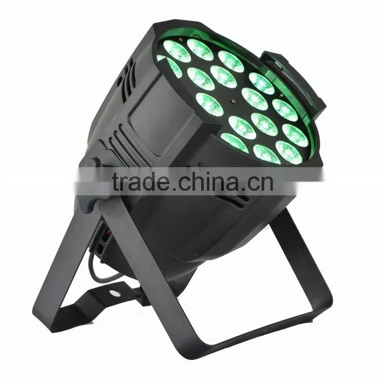 indoor 18*18W rgbwa uv led par 64