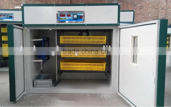 big egg incubator factory, 264 new model setter&hatcher combined egg incubator hatching machine