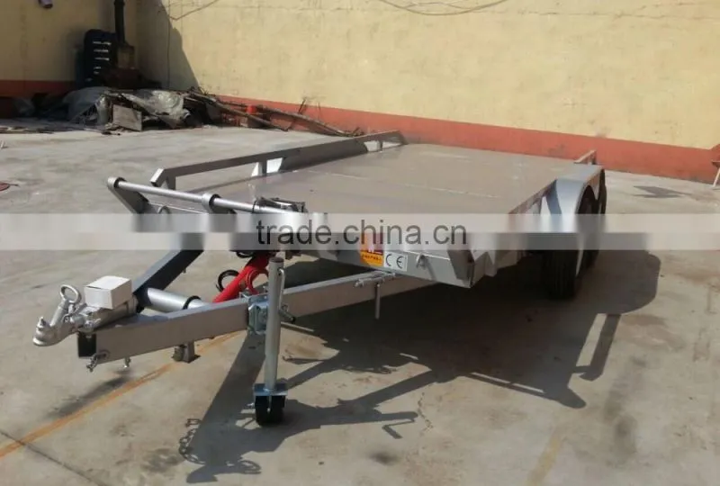 horse float angle load