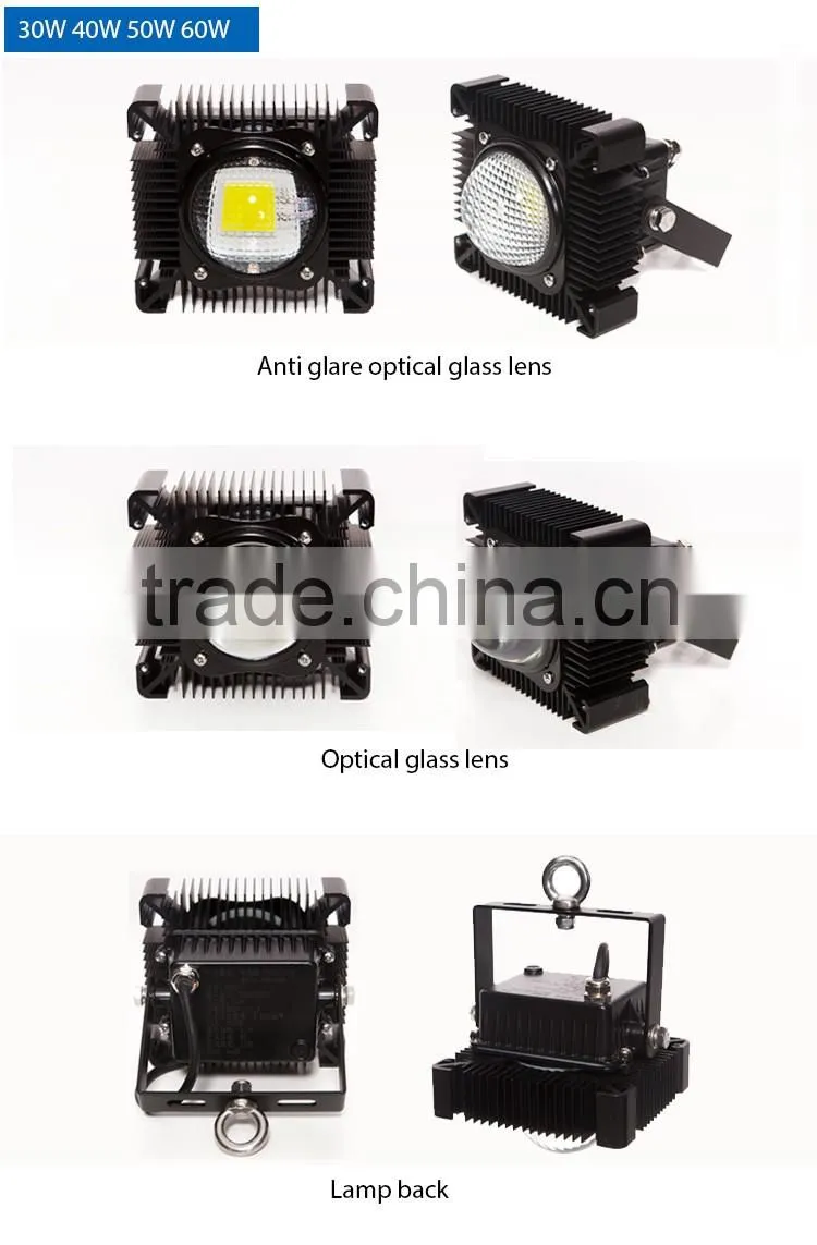 Professional new design outdoor shockproof waterproof energy saving 30-100w led flood light with CE and Rohs certification