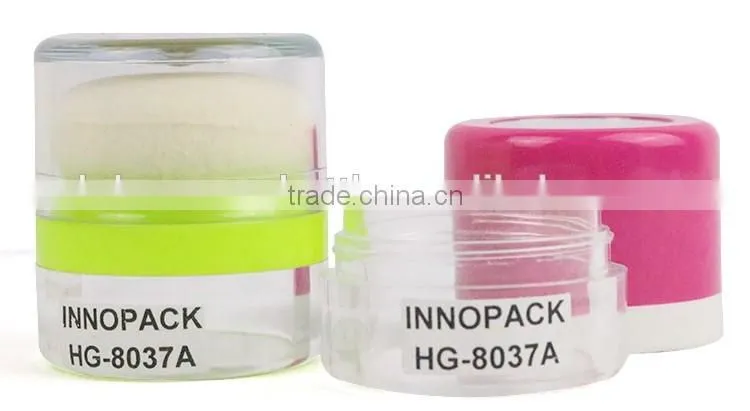 China supplier cosmetic waterproof liquid foundation bottle with sponge