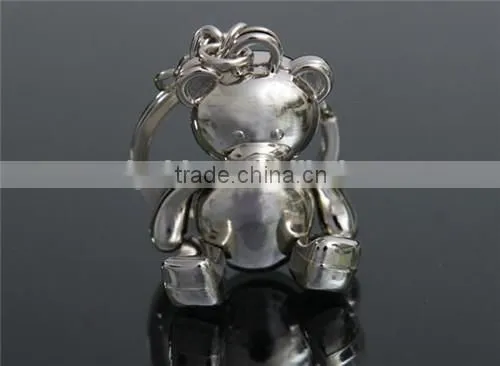 Fashion design custom 3d animal keychain