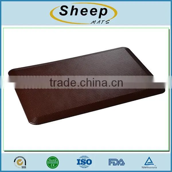 Durable waterproof custom pu foam anti fatigue floor kitchen mats print