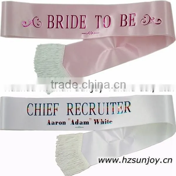Show Ribbon Sashes
