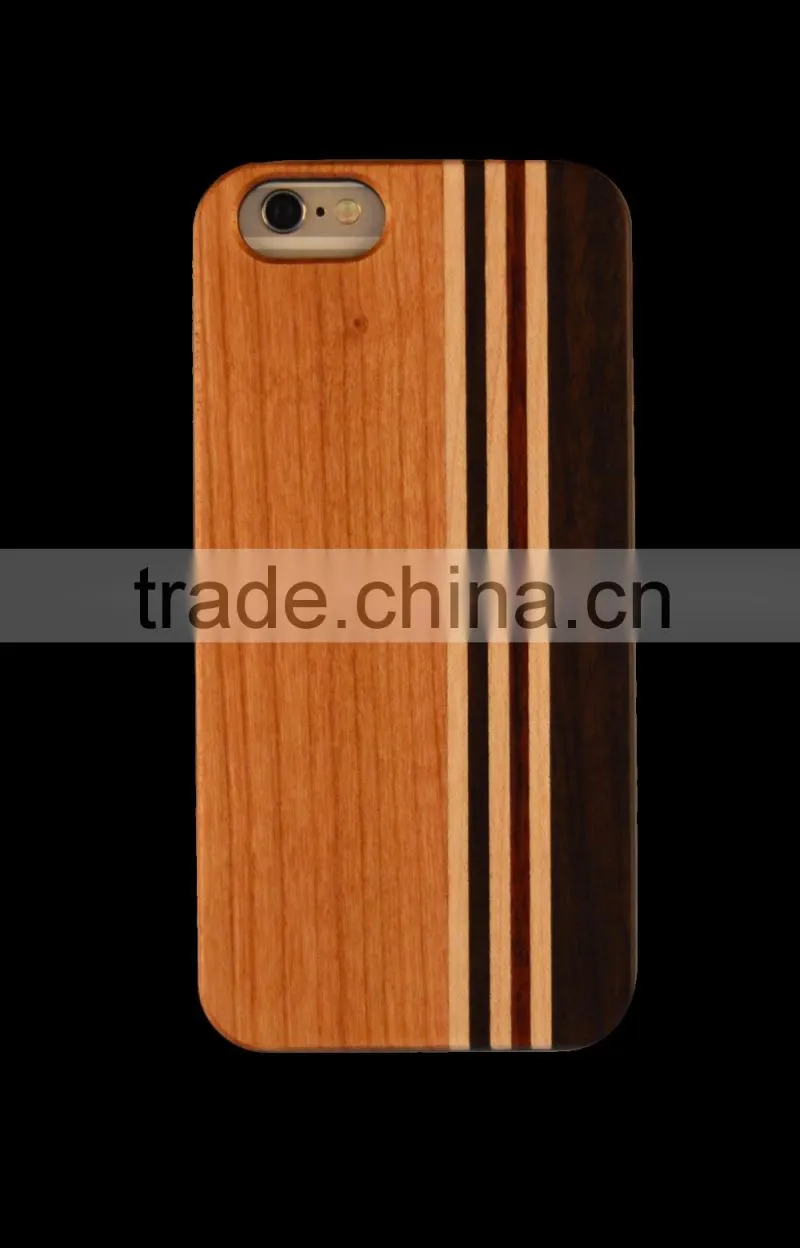 MOBILE PHONE CASE CUSTOMIZED in natural solid wood finish