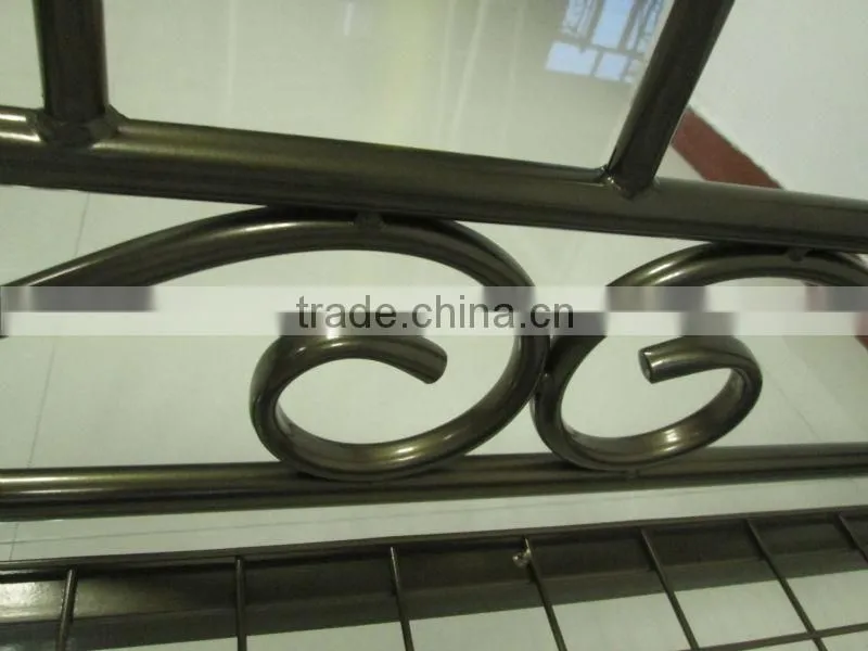 antique metal bed with modern design