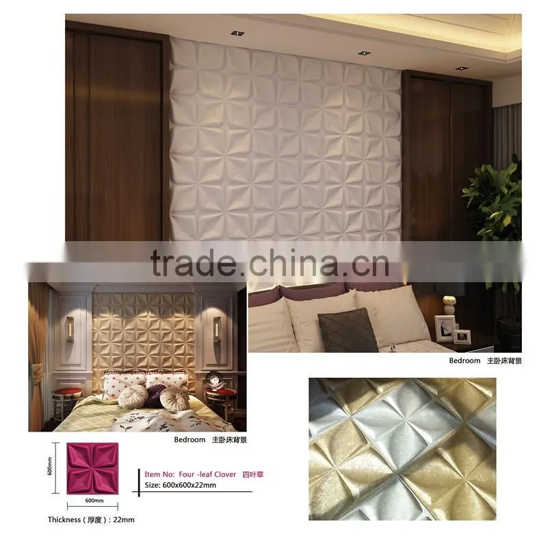 Hot selling china home decor wholesale environmental 3d decorative wall board xiamen