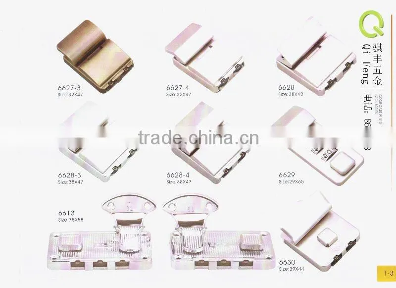Qifeng new design turn lock,bag accessories