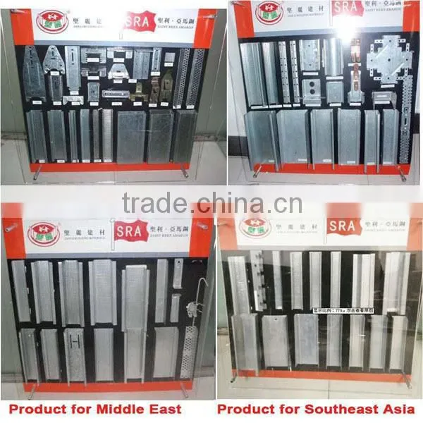Good sell building material/gi stud track channel /metal steel framing with factory price.