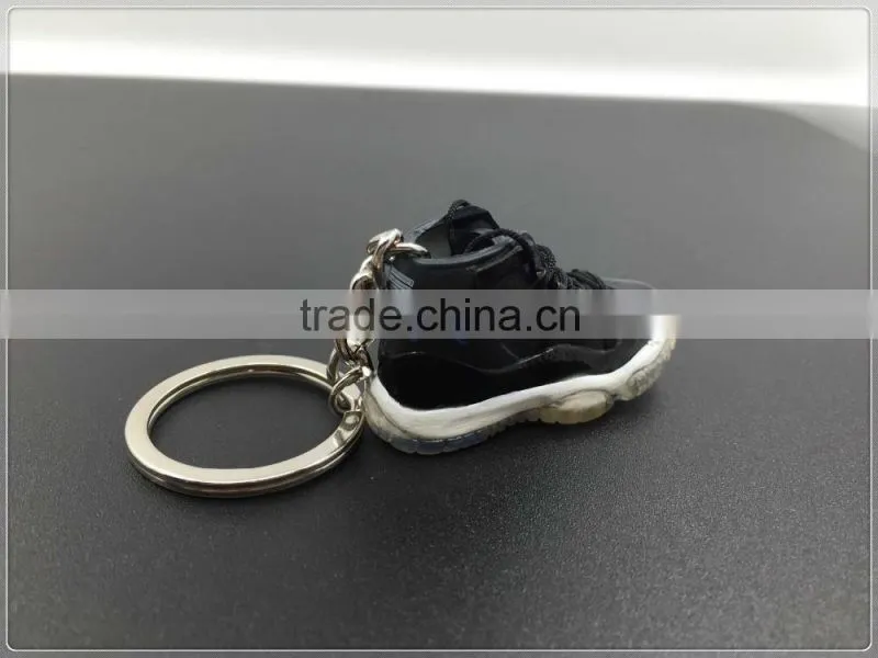 3d sneaker shoe keychain/3d mini jordan shoe keychain