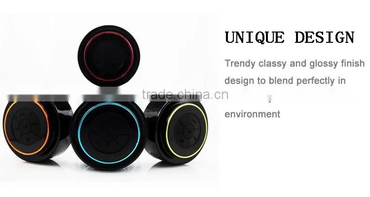 F012 multi black color waterproof wireless mini speaker bluetooth hansfree talk