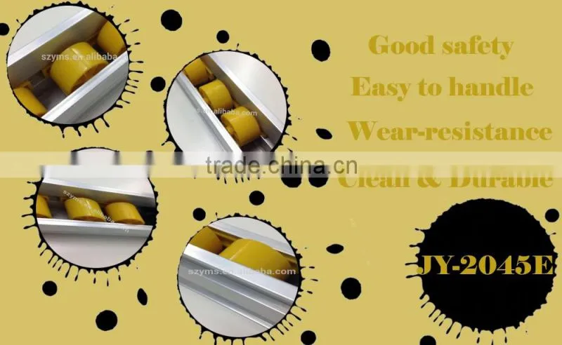 JY-2045E|Aluminum alloy track conveyor|Embossing sliding wheel rail|Cold rolled flow track