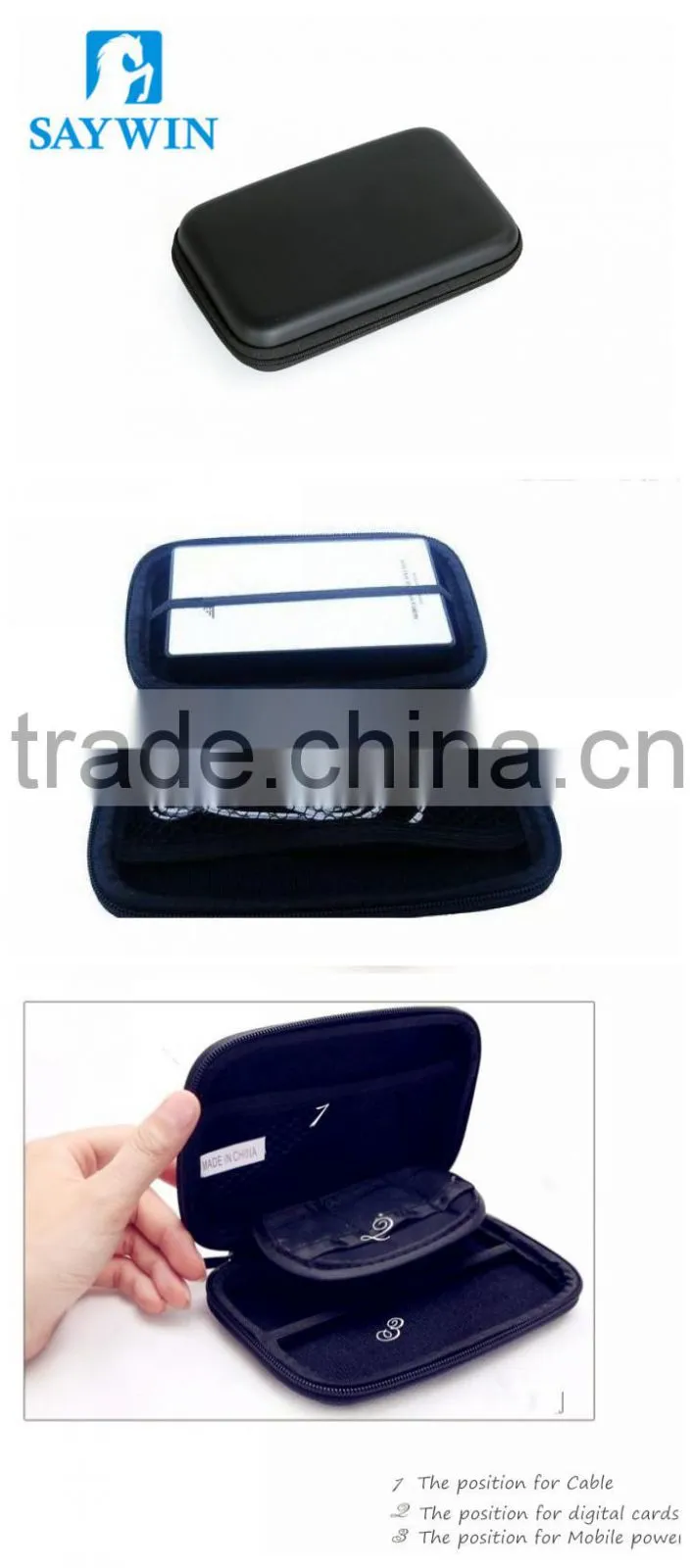 Portable Multi-function storage Box for Digital Accessories