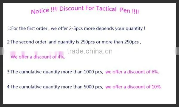 Perfect design tactical outdoor ball pen with knife and touch screen tip as survival tool