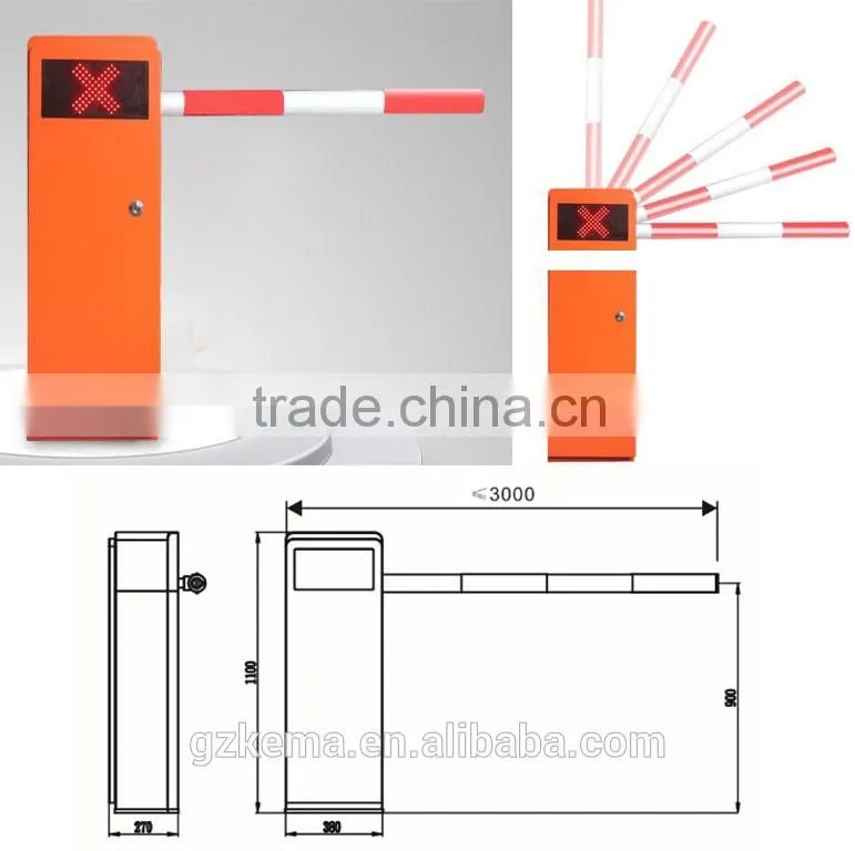 barrier gate with director light