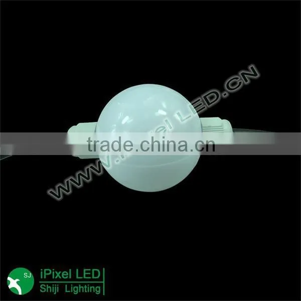 50mm Christmas led string lights rgb dmx 20pcs/string fordj nightclub