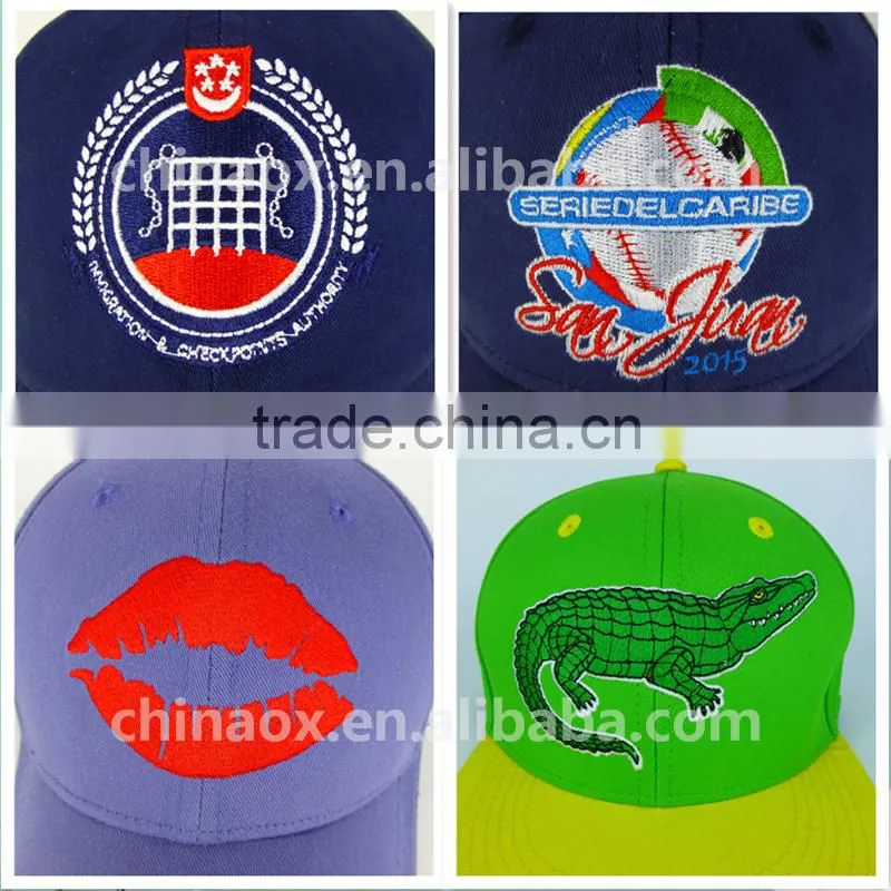 Cotton Twill Baseball Cap Hat With Custom Logo Embroidery Hat