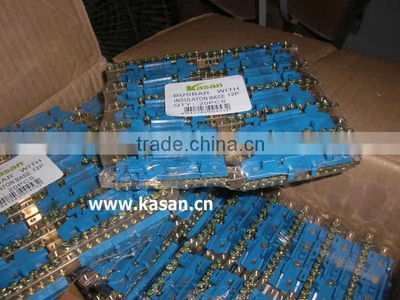 Brass Terminal Block with plastic base