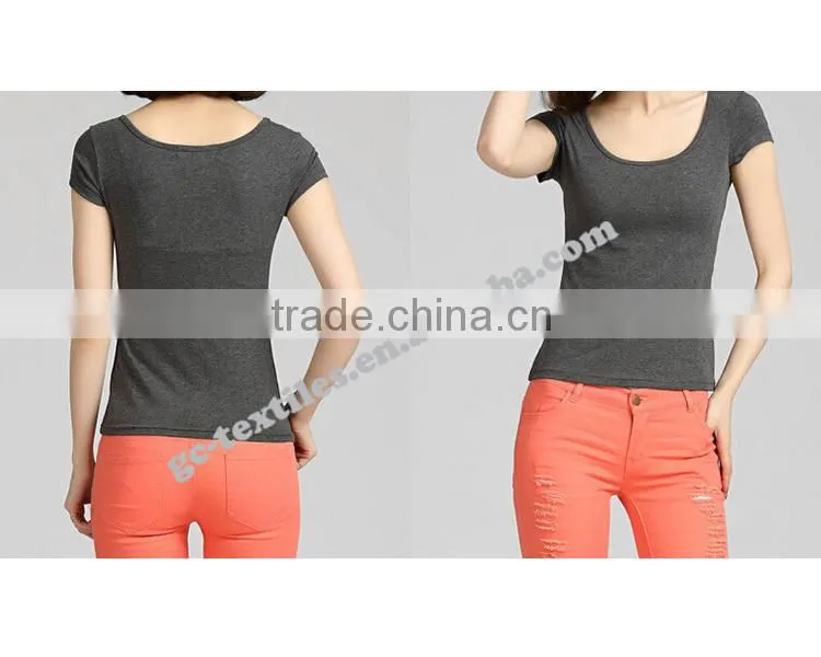 Girl's Slim Style Short Sleeve T-shirts