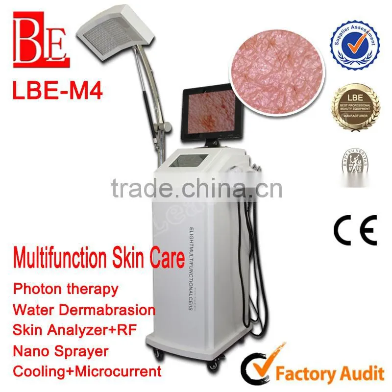 Professional 5 handpieces skin rejuvenation microcurrent face lift machine