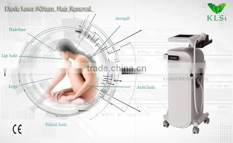 Wholsale High Quality 808nm Diode Laser Hair Removal Machine