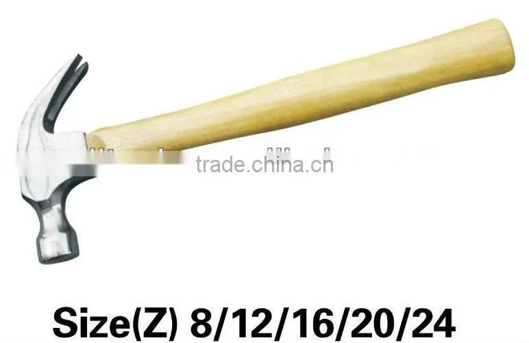 plastic-sprayed surface claw hammer with plastic handle