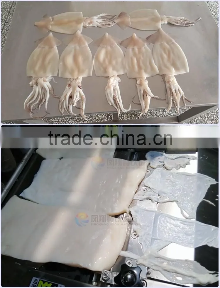 Industrial Automatic Squid Fish Skinning Skinner Machine