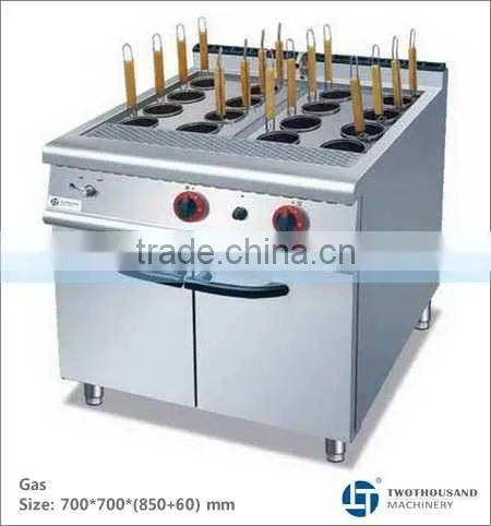 Gas Pasta Cooker with Cabinet - 12 Baskets, 80523BTU, 82KG, TT-WE151A