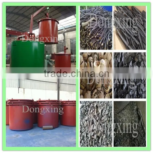 high carbonization ratio wood Carbonizing kiln furnace
