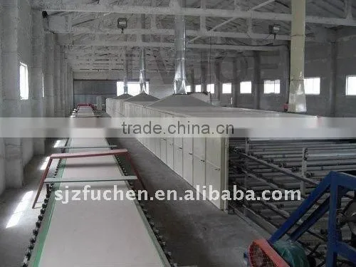 hot air drying type gypsum board equipment/machine line