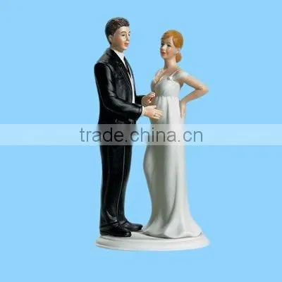 cute polyresin wedding couples