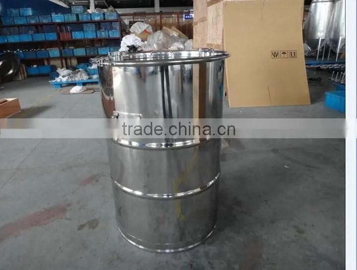 316L 55 gallon stainless steel milk drum / 200L Stainless Steel Pot