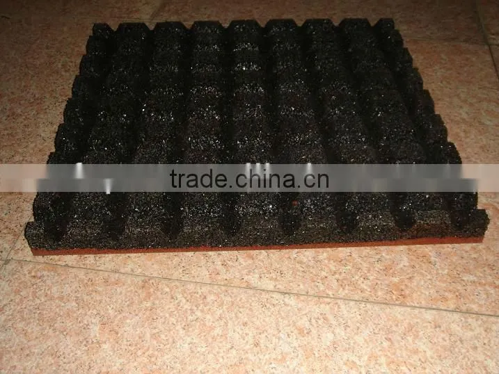 2015 new safety EN1177 certificate recycled rubber floor tiles for playground