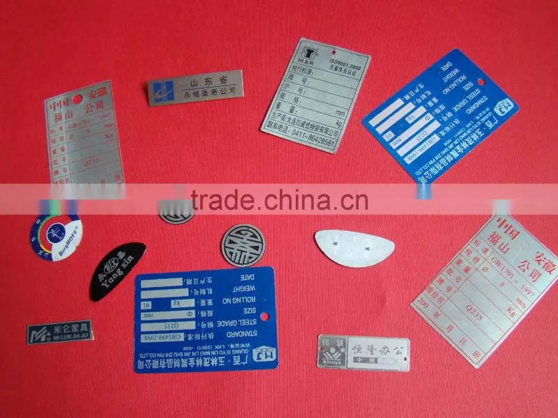 metal label