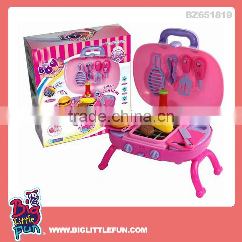 Kids kitchen set toy bbq toy ,hotdog stove toy