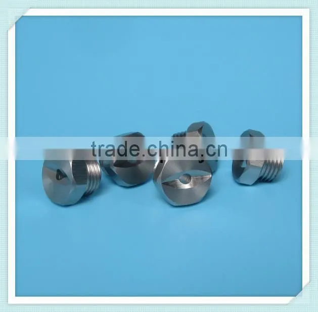 Stainless steel ss or brass flat fan spray tip nozzle
