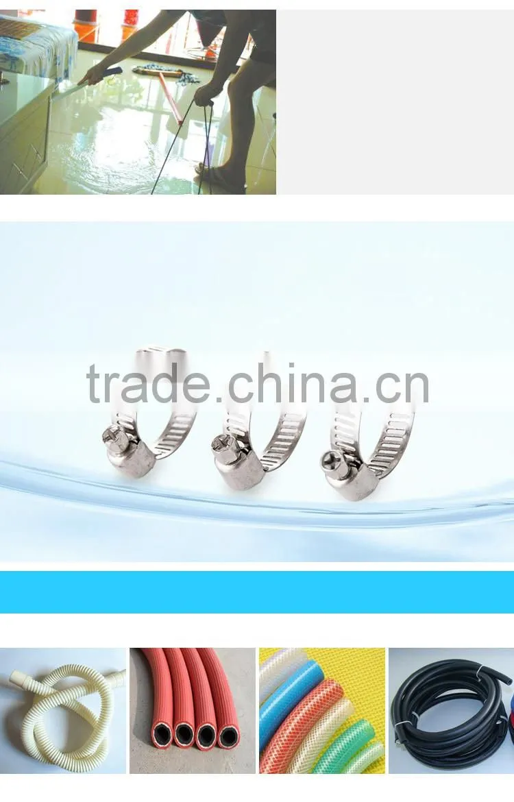 adjustable stainless steel Hose Pipe water pipe Clamps Clips For Air Water Fuel Gas 16mm-25mm 3 Pack