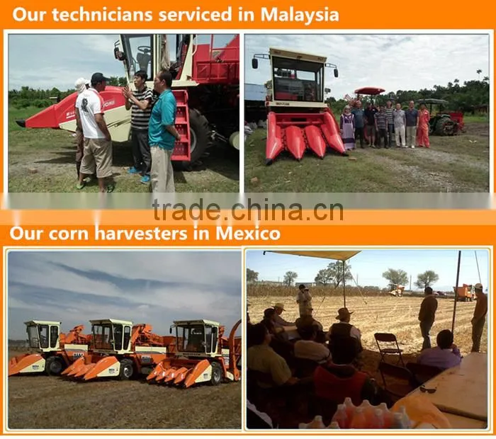 4YZ-4AH corn harvester with silage machine