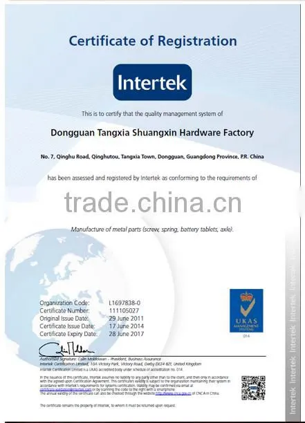 Factory customized Different types of lock washers ISO9001:2008