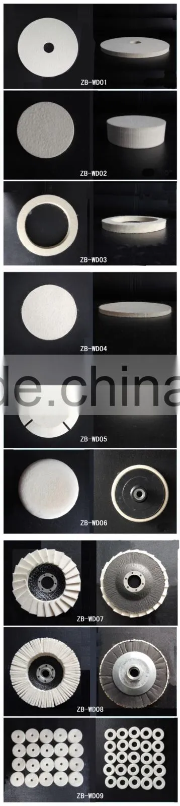 top quality customized felt polishing wheel