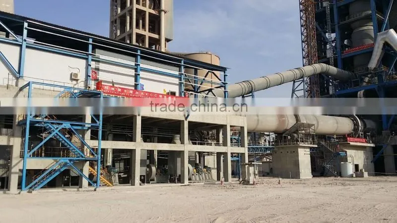 Cement production line, cement plant, cement producing equipment in cement factory construction project