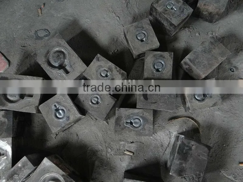 wells factory DIN580 M24 forged heavy duty galvanized eye bolt and nut